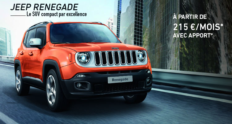 Renegade jeep prix